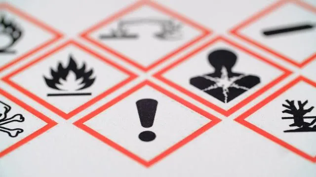 WHMIS hazard pictograms